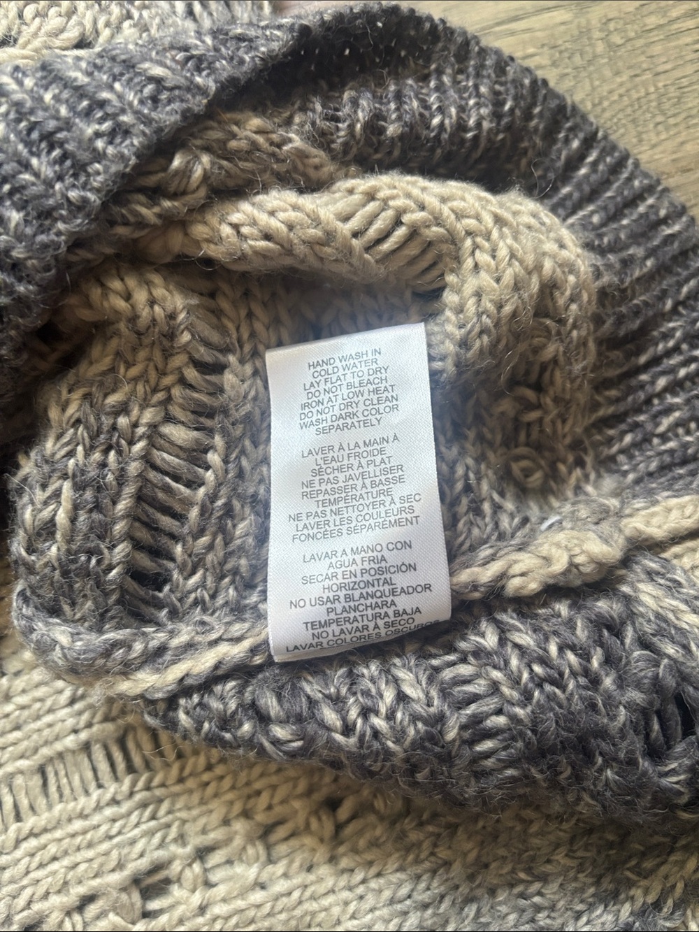 California Moonrise | Ombré Lightweight Oversized Knit Sweater Size Small - Picture 9 of 11